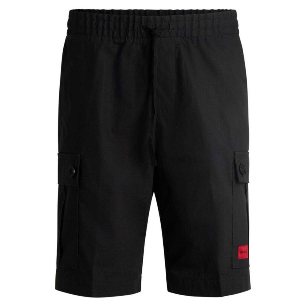 Hugo Mens Cargo Shorts / Black